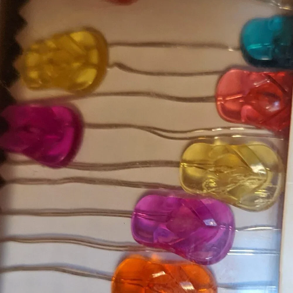 NWT Flip Flops Thong Sandals 18 String Lights Timer Summer Home Decor Ashland - Picture 1 of 7